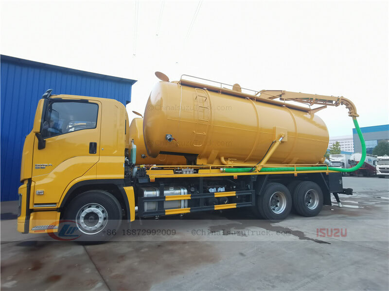 Isuzu GIGA 20000 liter 20 ton sewage truck