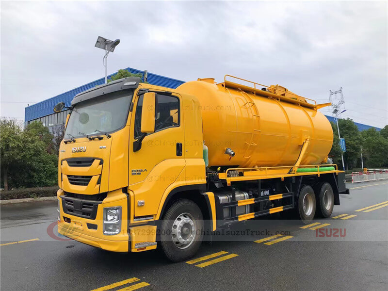Isuzu GIGA 20000 liter 20 ton sewage truck