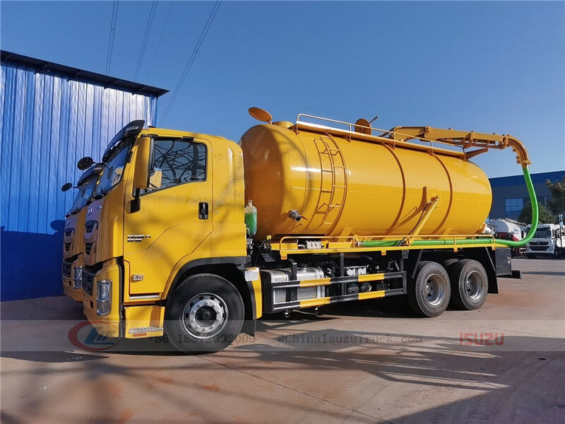 Isuzu GIGA 20000 liter 20 ton sewage truck
