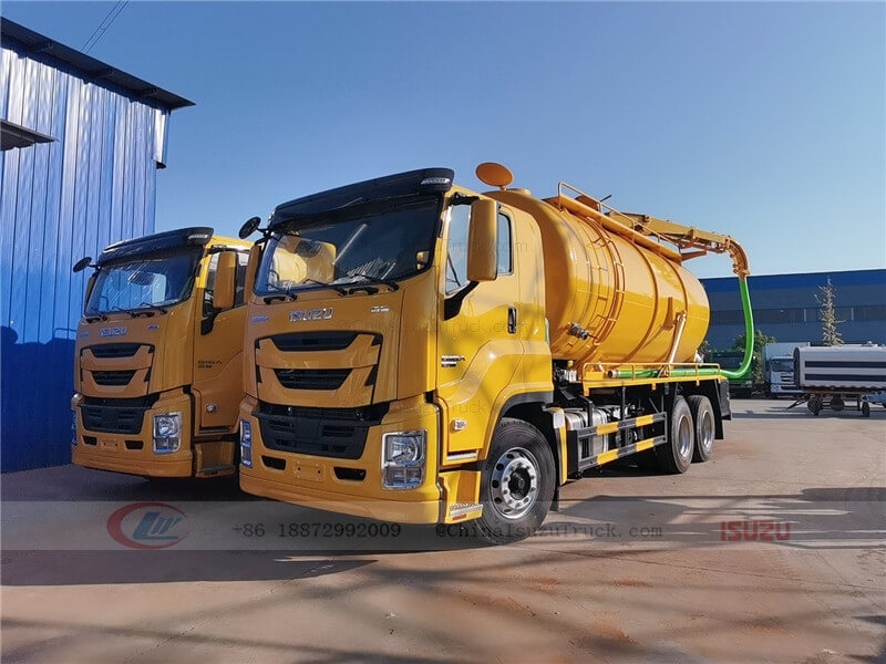 Isuzu GIGA 20000 liter 20 ton sewage truck