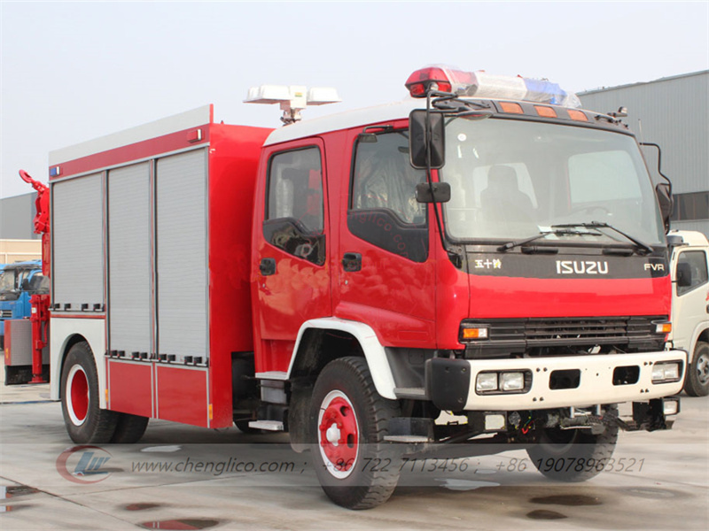Emergency Rescue Fire Truck Isuzu