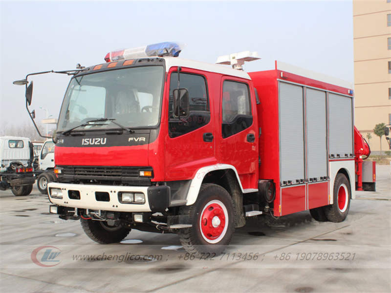 Emergency Rescue Fire Truck Isuzu