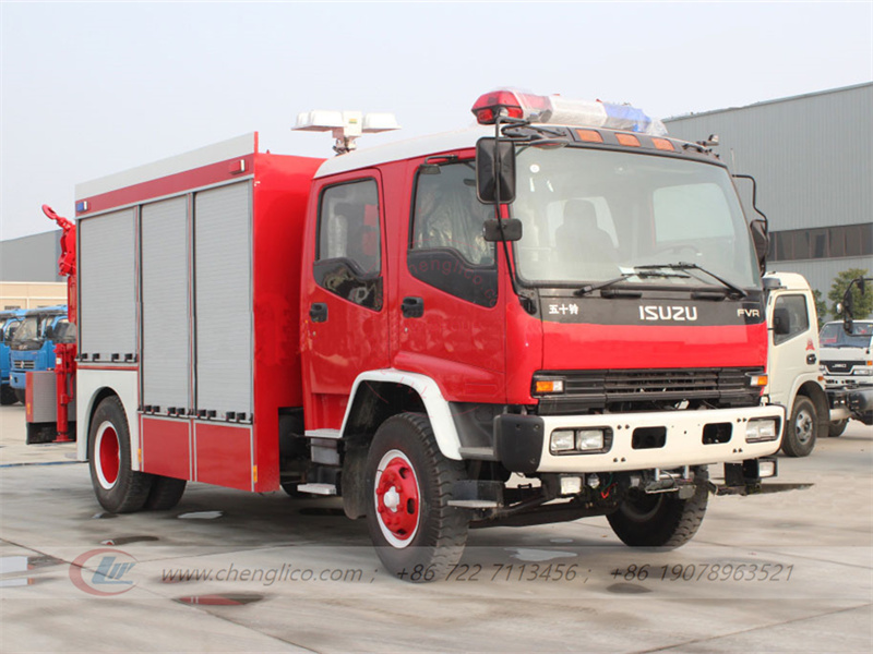 Emergency Rescue Fire Truck Isuzu