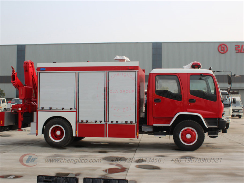 Emergency Rescue Fire Truck Isuzu