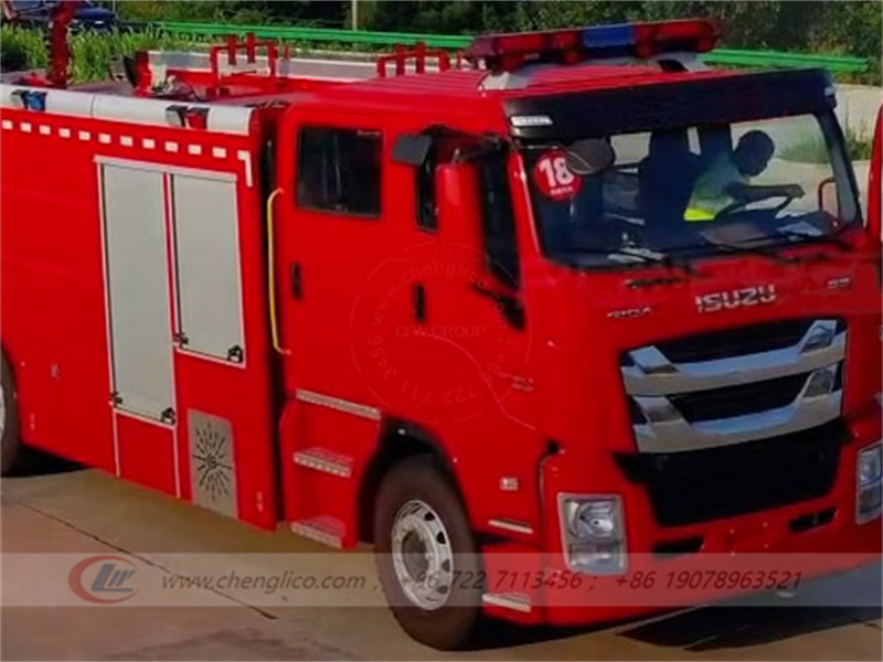 ISUZU GIGA 8ton Brand New Fire Fighting Water Tank Truck