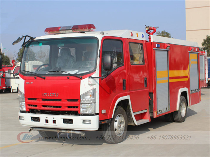 Foam water combine Fire engine ISUZU