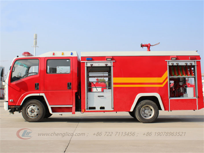 Foam water combine Fire engine ISUZU