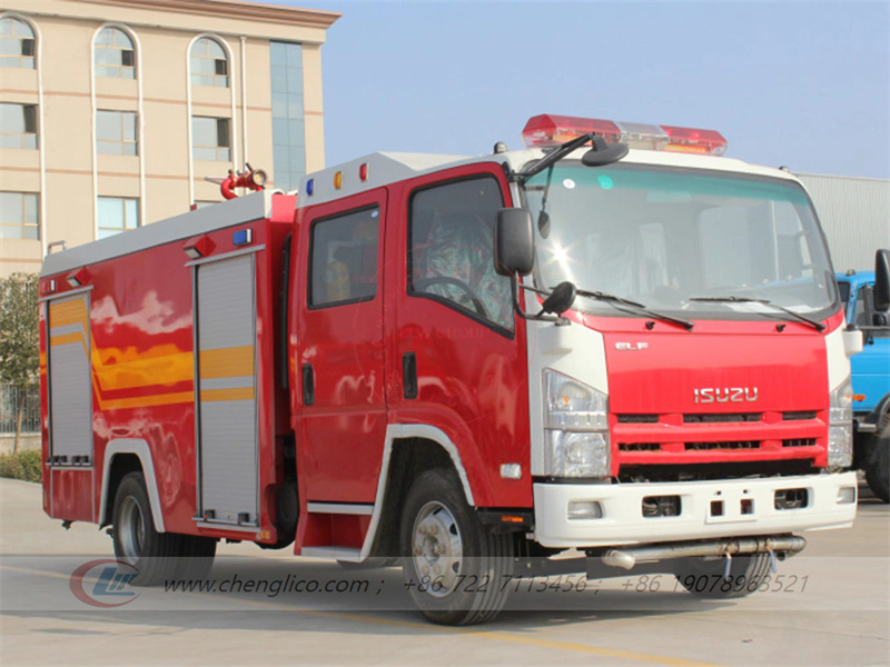 Foam water combine Fire engine ISUZU