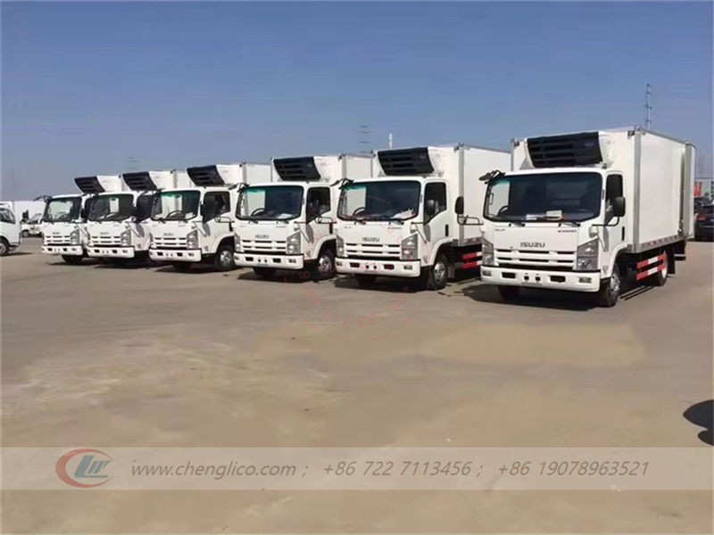 Isuzu refrigerated truck