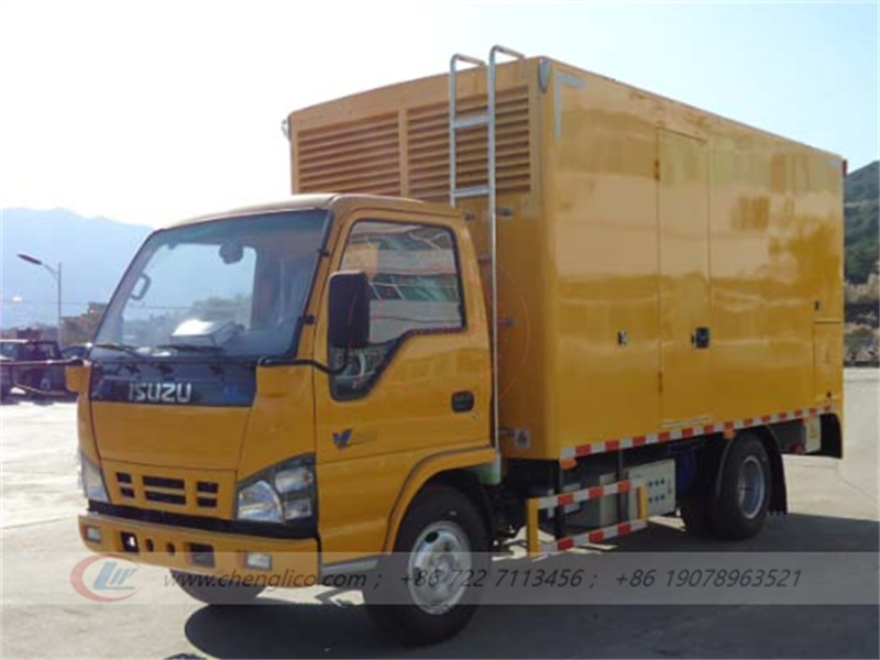 mobile power supply station vehicle
